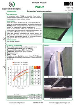 Isolant acoustique | PKB2