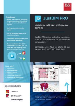 Logiciel de chiffrage et de métrés sur plan 2D et PDF | JustBIM PRO