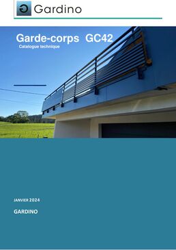 Garde-corps aluminium catalogue technique GARDINO