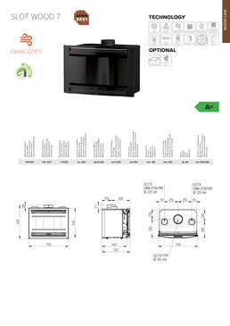 Insert à bois avec porte extérieur - Technologie Wood | SLOT WOOD 