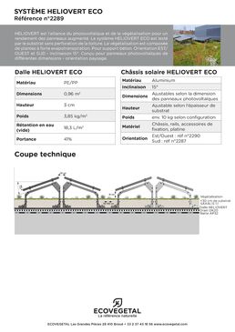 Toiture biosolaire, végétalisation et photovoltaïque | HELIOVERT