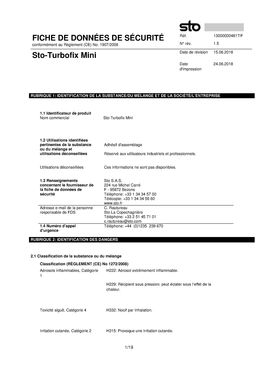 Mousse polyuréthane qui réduit de 30% le temps de collage du PSE en ITE | Sto-Turbofix Mini : La 