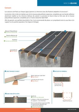 Caisson chevronné 3 en 1 pour tous les types de couverture | Beo latte 