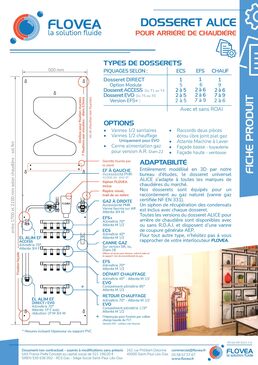 Dosseret ALICE pour chaudière