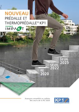 Prédalle préfabriquée pour planchers en béton plein | Gamme IMPAKT