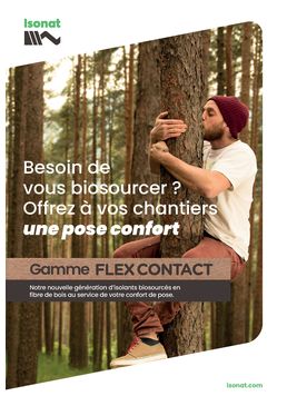 Panneaux isolant flexible en fibre de bois sans poussières à la coupe | Flex Contact