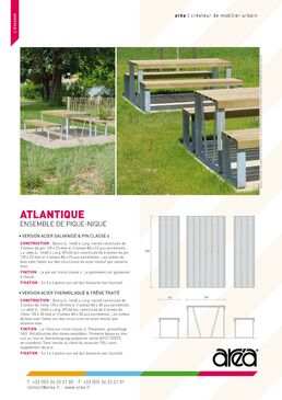 Gamme de mobilier en lattes de pin | Gamme Atlantique