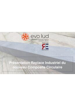 EvoCercle : nouvelle gamme de mobilier urbain, 100% recyclés, 100% recyclables