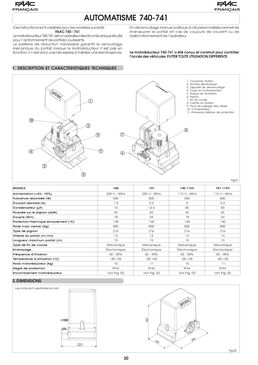 Motorisation pour portails coulissants | Kit Delta | 740-741