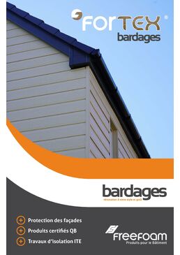 Bardage PVC 333mm en revêtement de façade extérieur | Fortex PRO 333