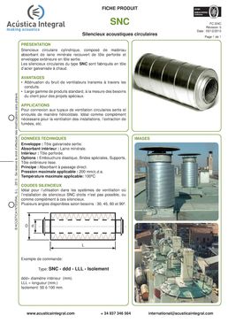 Silencieux circulaires | SNC