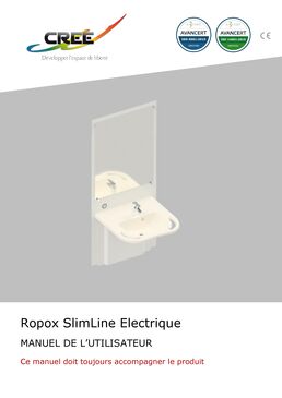 Lavabo à cadre réglable électrique | SLIMline complet