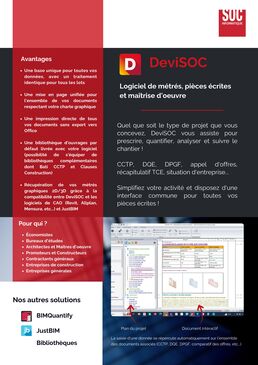 Logiciel de métré et de pièces écrites | DeviSOC