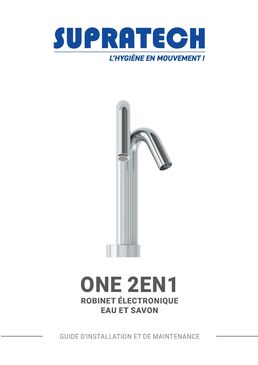 Robinet électronique ONE 2en1 eau et savon | RES-57