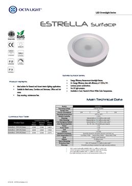 Luminaire LED pour l’éclairage des espaces commerciaux | ESTRELLA SURFACE