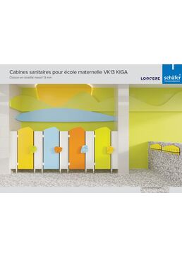 Cabines sanitaires pour enfants | VK13 KIGA 