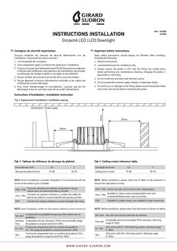 Spot encastrable inclinable LED IP 65 Ø 86 x 75 enc.Ø 75 10 W 4 000 k | Cavell 167400