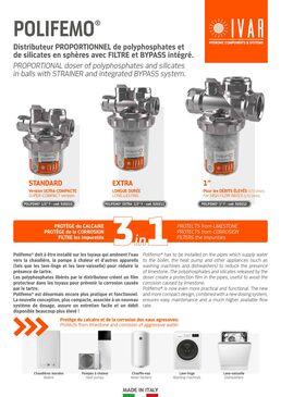 Filtre anticalcaire et polyphosphates pour chaudière | POLIFEMO®