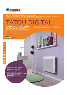 Panneau rayonnant électronique programmable | Tatou Digital