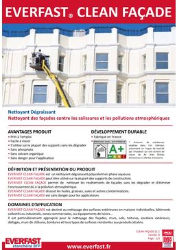 Nettoyant Dégraissant | EVERFAST CLEAN FAÇADE