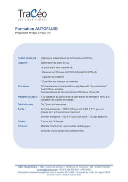 Conception, dessin et modélisation CVC et sanitaires 2D-3D | AUTOFLUID INFINITY