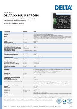 Ecran de sous-toiture | HPV DELTA-XX PLUS STRONG 