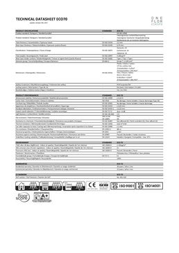 Sols en vinyle PVC Trafic intense - Dalles et Lames | Eco 70