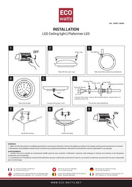 Plafonnier noir LED IP 66 Ø 355 x 118 20 W 4 000 k | Lenie 168998