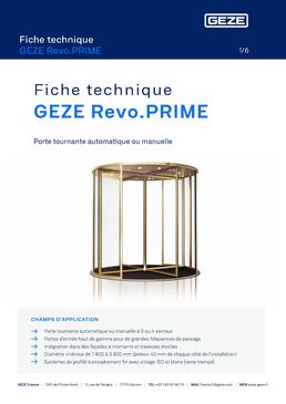 Porte tournante automatique ou manuelle | Revo.PRIME