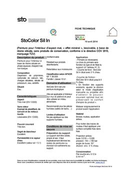 Peinture intérieure sans COV anallergique et antifongique | StoColor Sil In