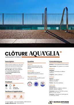 Clôture piscine | Aqua'glia