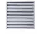 Grille extérieure Aluminium anodisé pour entrée ou rejet d´air - ailettes fixes pas de 33 mm | SITE008595