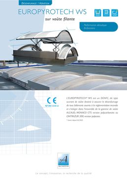 Exutoire DENFC sur voûte filante | Europyrotech WS