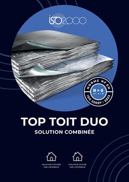 Système d’isolation combiné  et certifié pour toiture  | Top Toit Duo