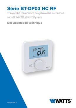 Thermostat digital programmable | BT-DP03 HC RF