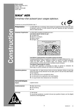 Entraîneur d'air puissant pour usage spéciaux | Sika Aer