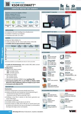 Centrale de traitement d'air simple flux VIM avec moteur ECM basse consommation | KSDR ECOWATT