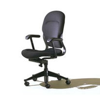 KNOLL chaise de bureau à roulettes GENERATION avec accoudoirs et base en  aluminium (Pebble - Tissu Cat. F Atlantic) 
