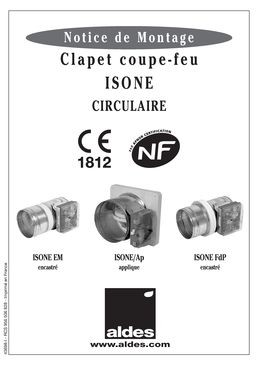 Clapet coupe-feu circulaire | Isone +/ Ap circulaire