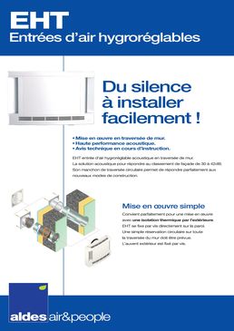 Système de ventilation pour bâtiment isolé par l'extérieur | EHT