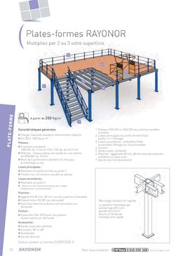 Mezzanine industrielle pour extension d'espaces de stockage | Plateforme de stockage