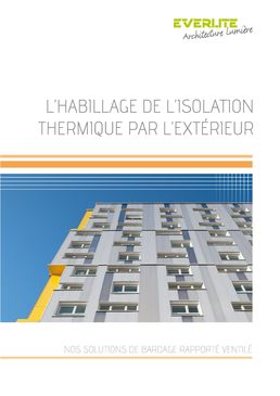 Système de bardage rapporté en polycarbonate pour habillage de façade | Danpalon BRV