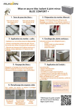 Bloc en roche volcanique à isolation thermique intégrée | Bloc Confort+