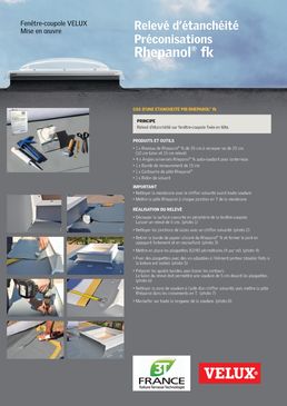 Membrane en PIB pour toitures inaccessibles ou dalles sur plot | Rhepanol fk