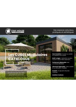 Cube de 13 m² – Espace bureau - Studio - Sanitaires – Extension ou espace indépendant