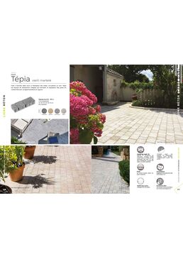 Pavé multi-format Tépia | Béton