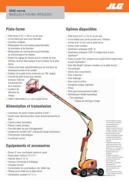 Nacelle diesel articulée 20 mètres en vente ou en location | 600AN compacte 