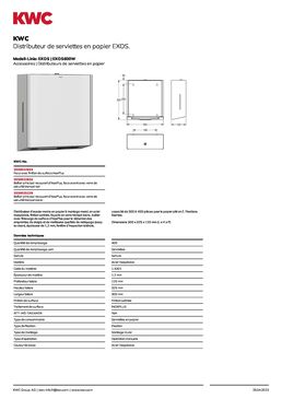 Distributeur de papier | EXOS600W