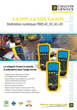 Multimètre TRMS AC/DC | CA 5277