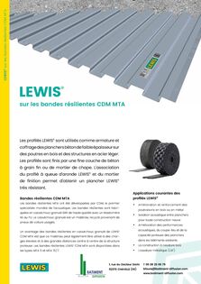 bandes résilientes CDM MTA